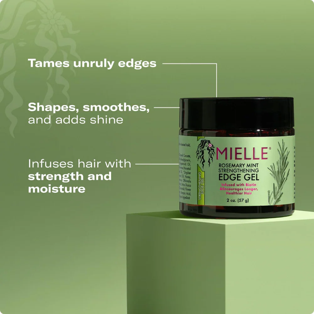 Mielle Rosemary Mint Blend Strengthening Edge Gel 57g - Image 5