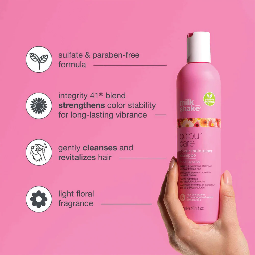 milk_shake Colour Care Colour Maintainer Shampoo & Conditioner Flower Fragrance Twin 2 x 300ml - Image 2