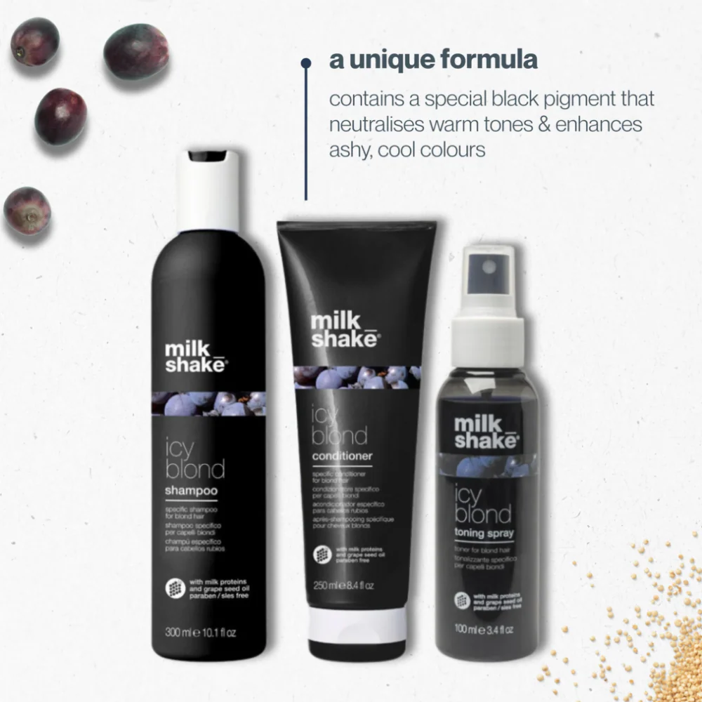 milk_shake Icy Blond Specific Shampoo 300ml & Conditioner 250ml Twin - Image 4