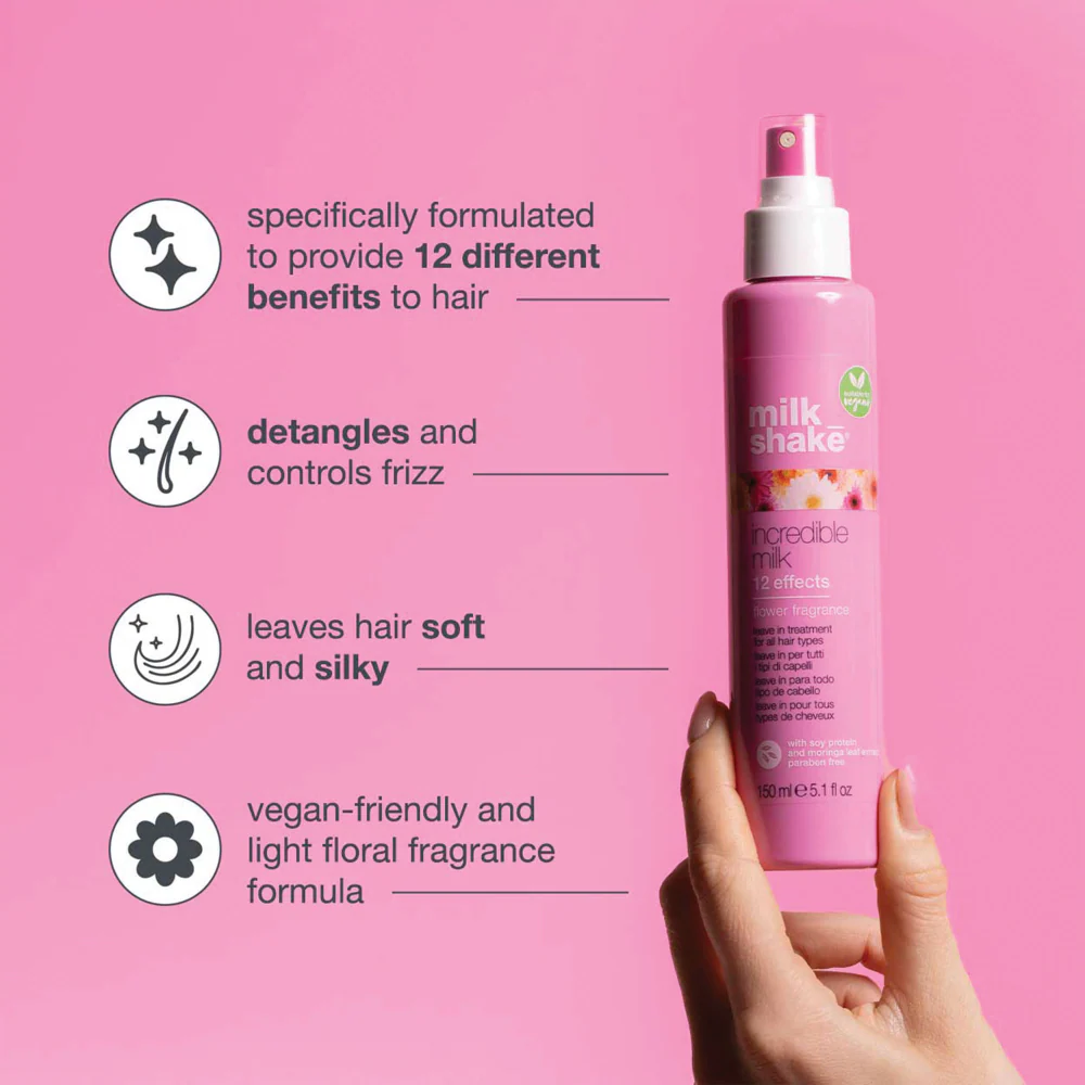 milk_shake Incredible Milk 12 Effects Leave-In Treatment Flower Fragrance 150ml - Image 2