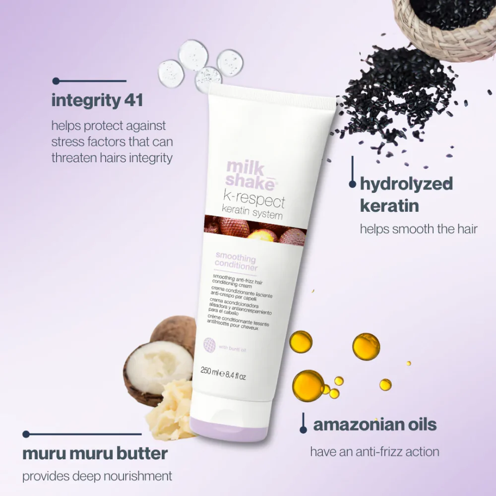 milk_shake K-Respect Keratin System Smoothing Conditioner 250ml - Image 3
