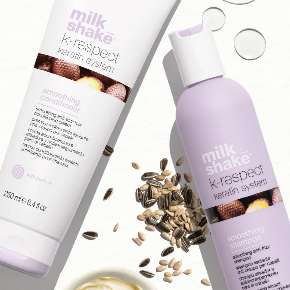 milk_shake K-Respect Keratin System Smoothing Shampoo 300ml & Conditioner 250ml Twin - Image 4
