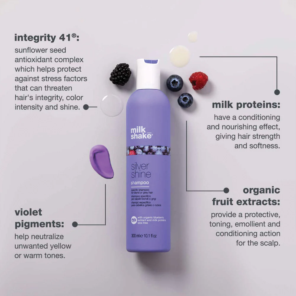 milk_shake Silver Shine Shampoo 300ml - Image 6