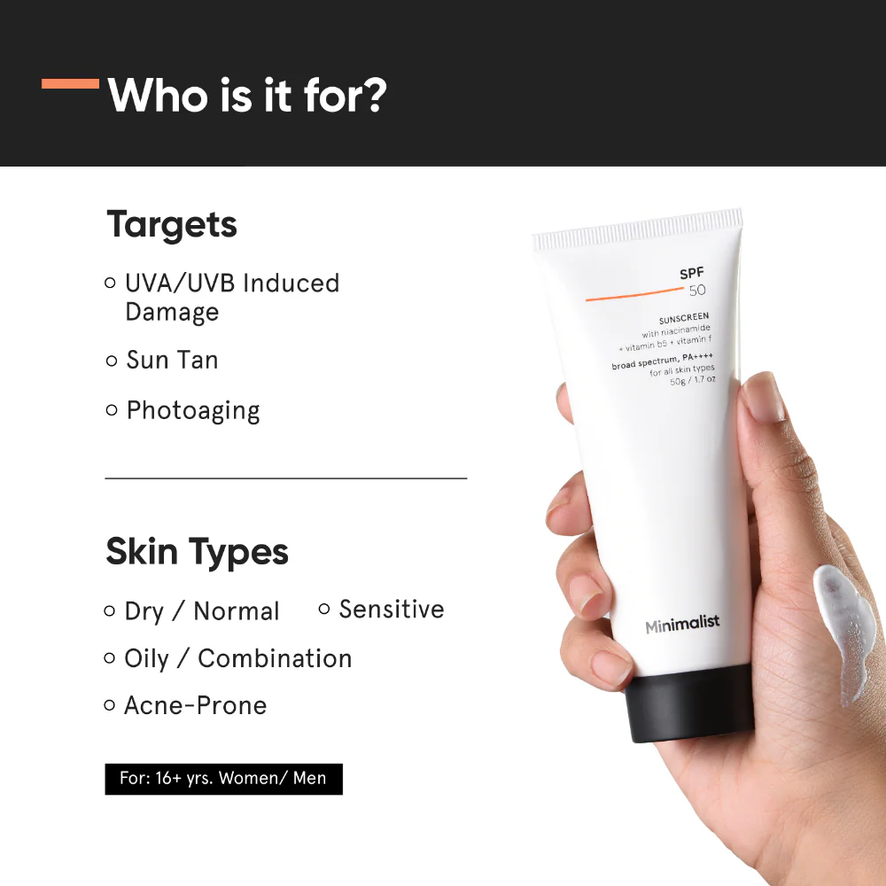 Minimalist Broadspectrum Sunscreen PA++++ SPF50 50g - Image 3