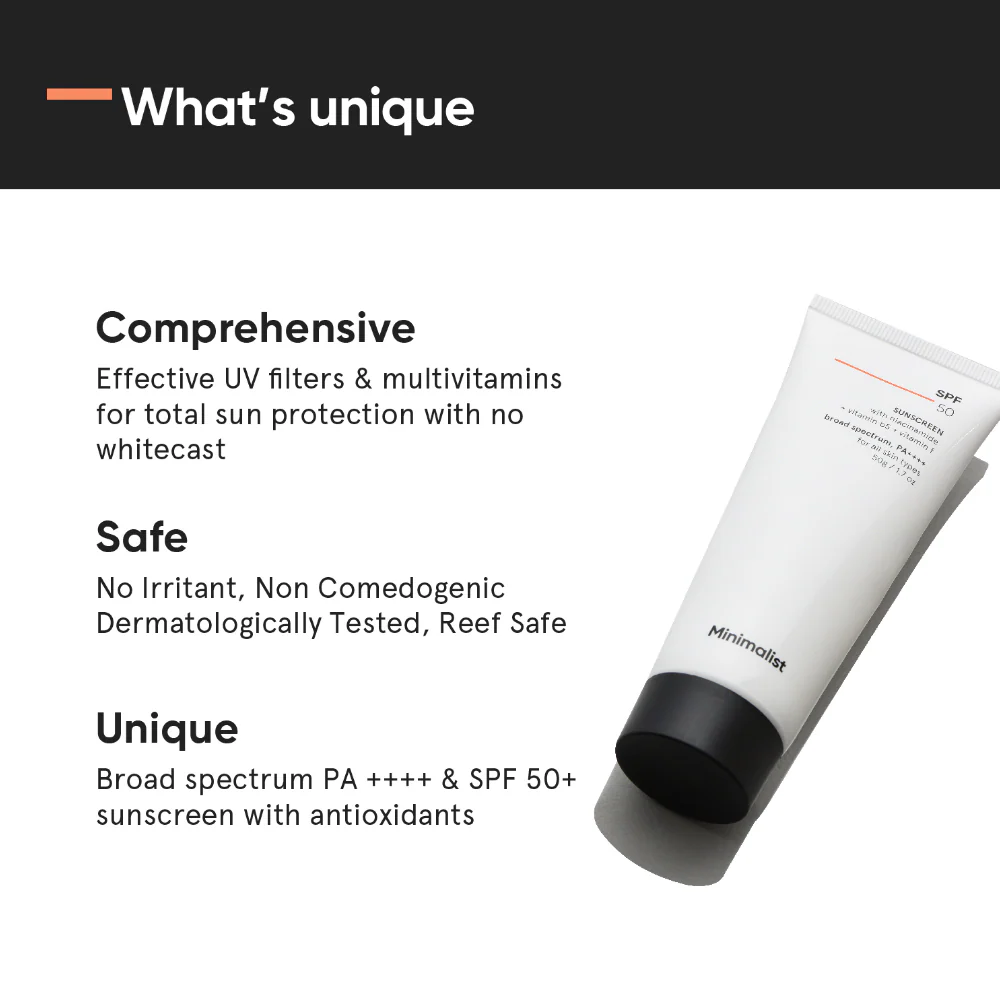 Minimalist Broadspectrum Sunscreen PA++++ SPF50 50g - Image 4