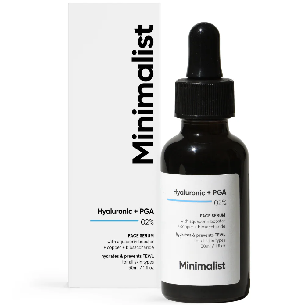 Minimalist Hyaluronic + PGA 02% Face Serum 30ml - Image 2