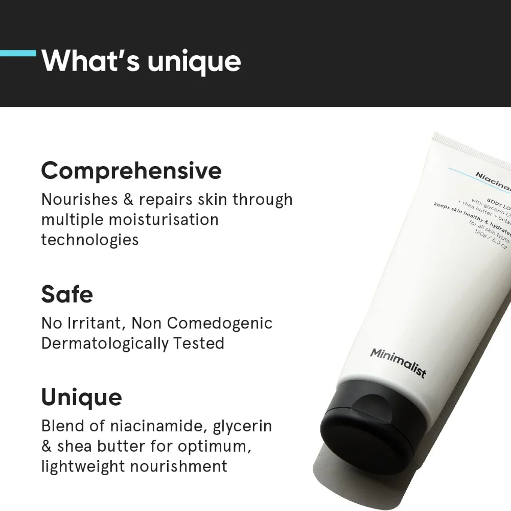 Minimalist Niacinamide 05% Body Lotion 180g - Image 6
