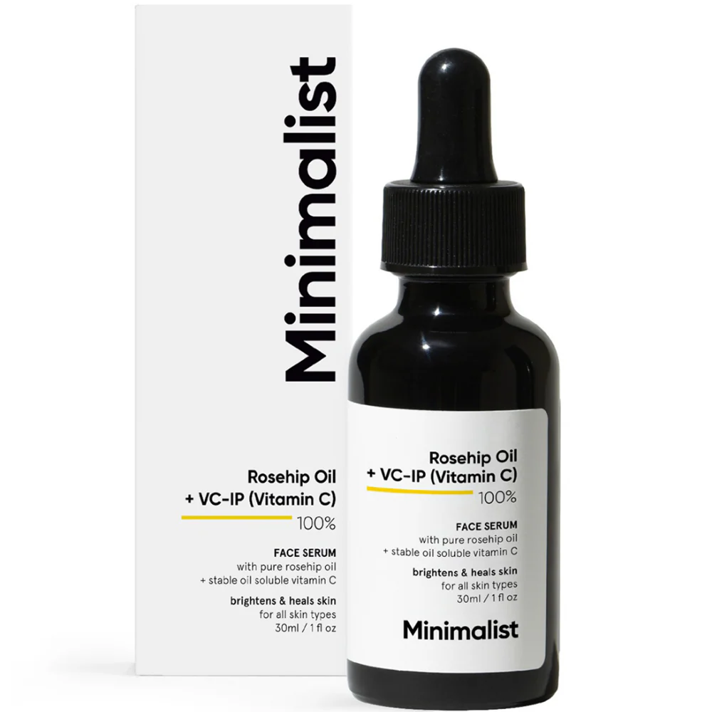 Minimalist Rosehip Oil & Vitamin C 100% Face Serum 30ml - Image 2