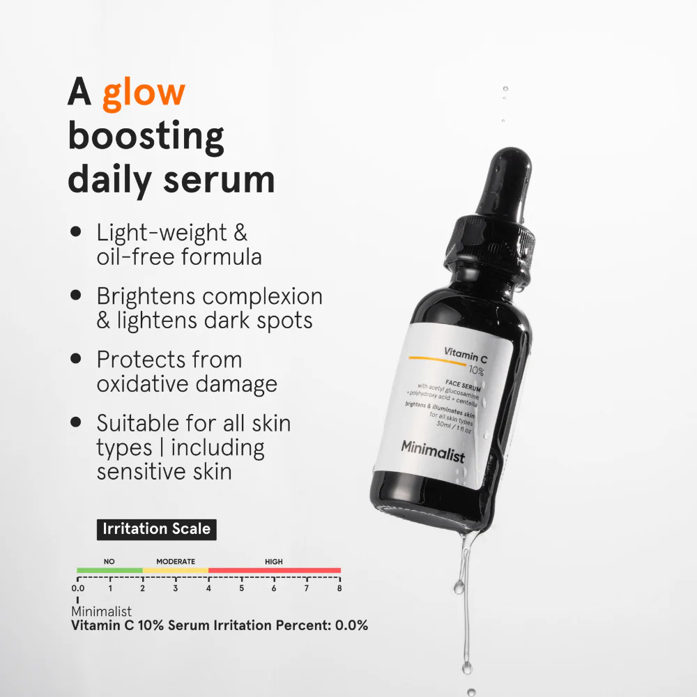 Minimalist Vitamin C 10% Face Serum 30ml - Image 4