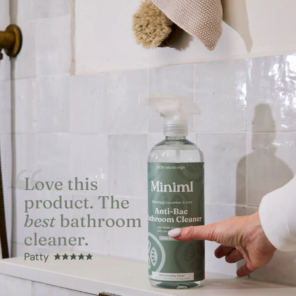 Miniml Anti-Bacterial Bathroom Cleaner Cucumber & Mint 5000ml - Image 6