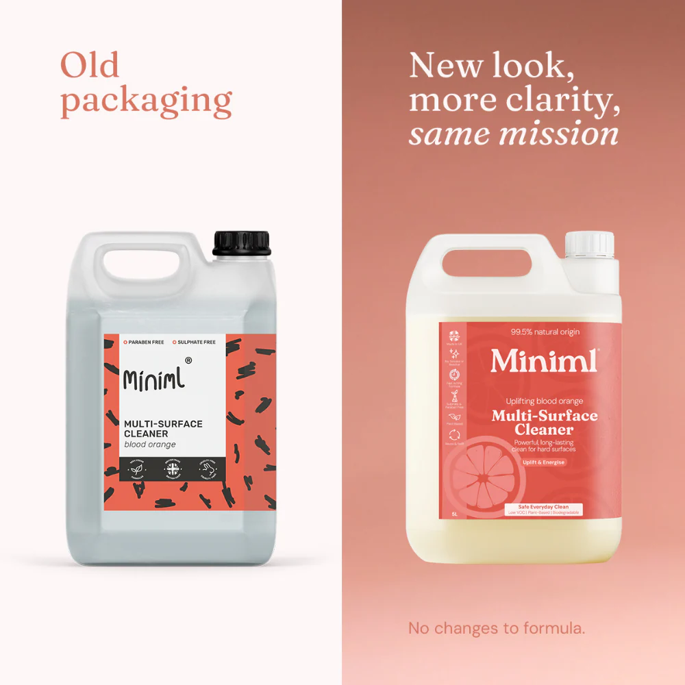 Miniml Anti-Bacterial Surface Cleaner Blood Orange 5000ml - Image 4