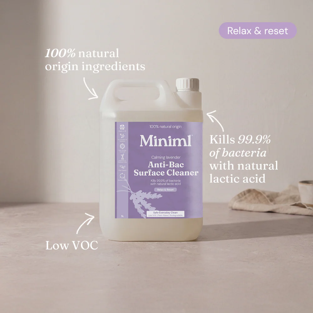 Miniml Anti-Bacterial Surface Cleaner French Lavender 5000ml - Image 2