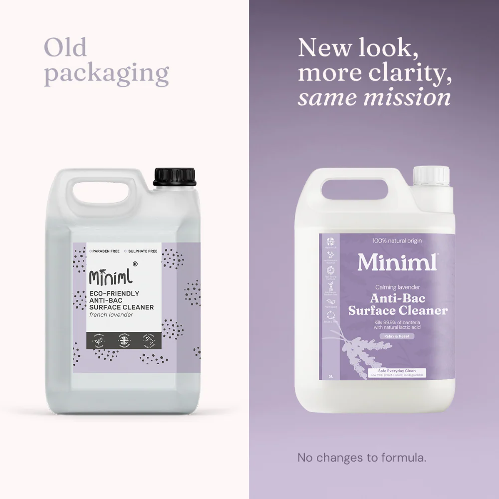Miniml Anti-Bacterial Surface Cleaner French Lavender 5000ml - Image 4