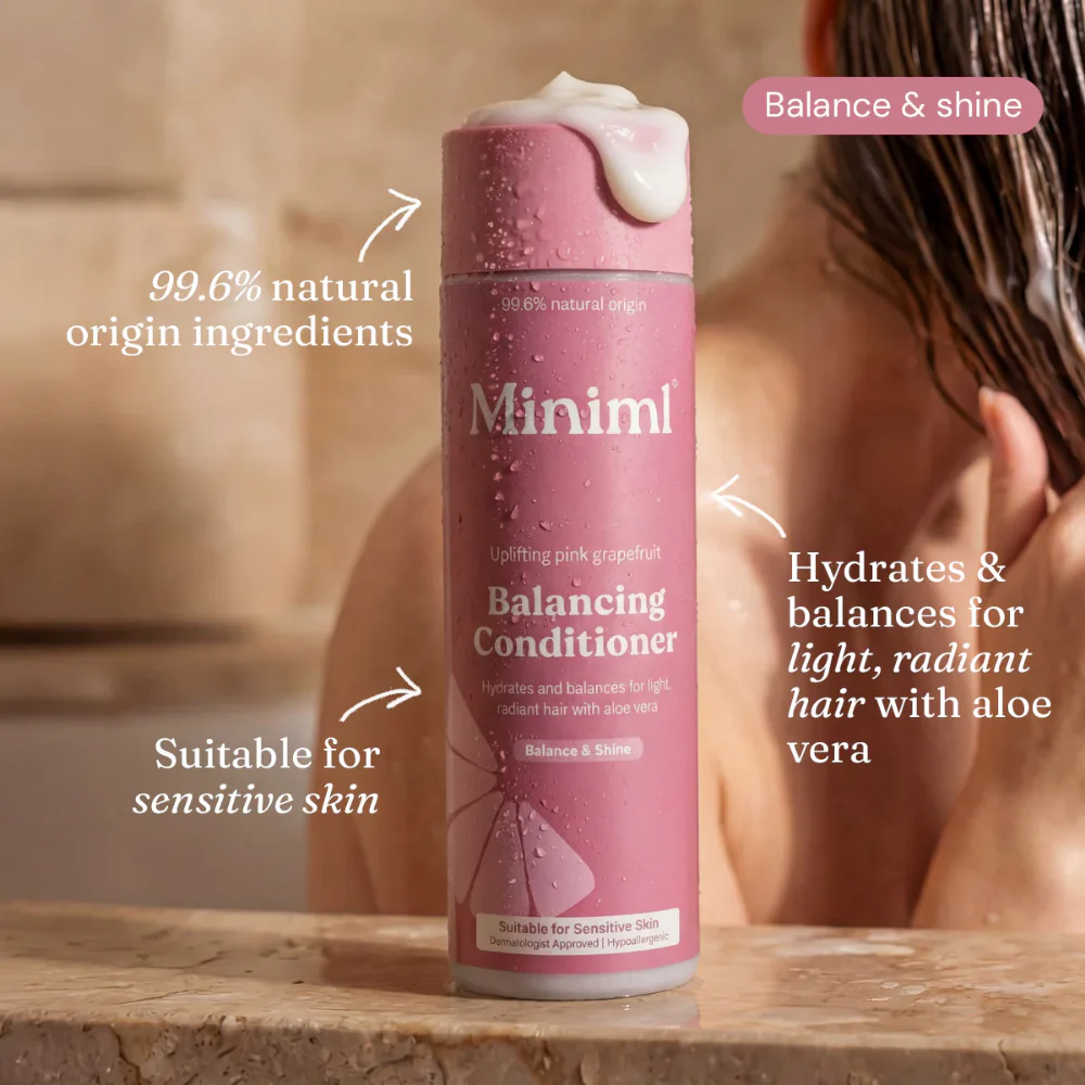 Miniml Balancing Conditioner Uplifting Pink Grapefruit 400ml - Image 2