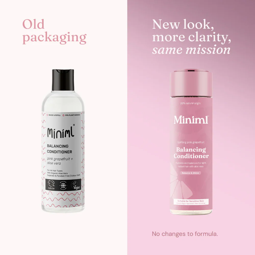 Miniml Balancing Conditioner Uplifting Pink Grapefruit 400ml - Image 6