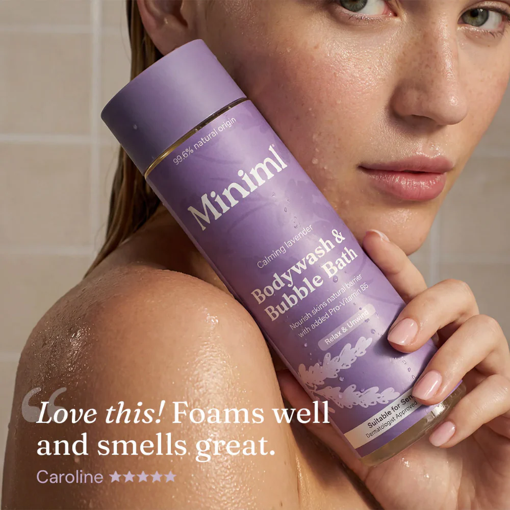 Miniml Body Wash & Bubble Bath English Lavender & Chamomile 5000ml - Image 7