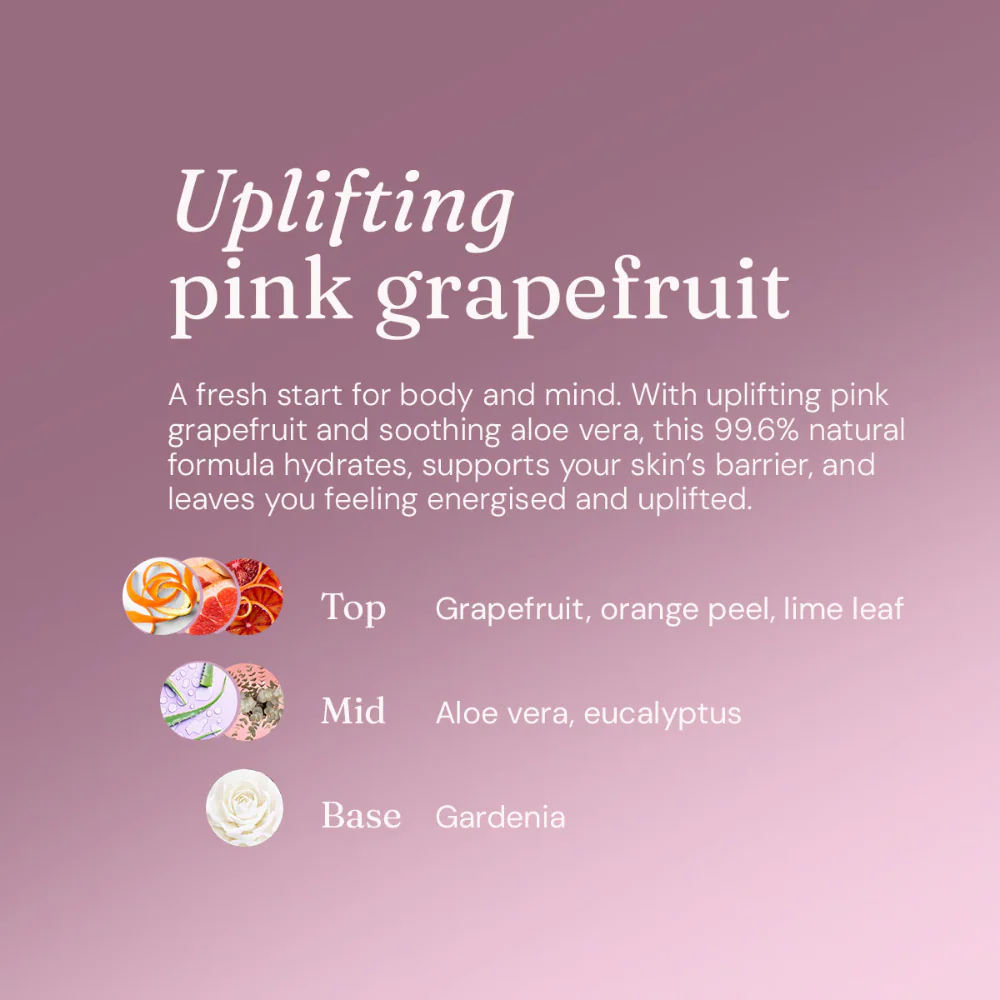 Miniml Body Wash & Bubble Bath Uplifting Pink Grapefruit 400ml - Image 7