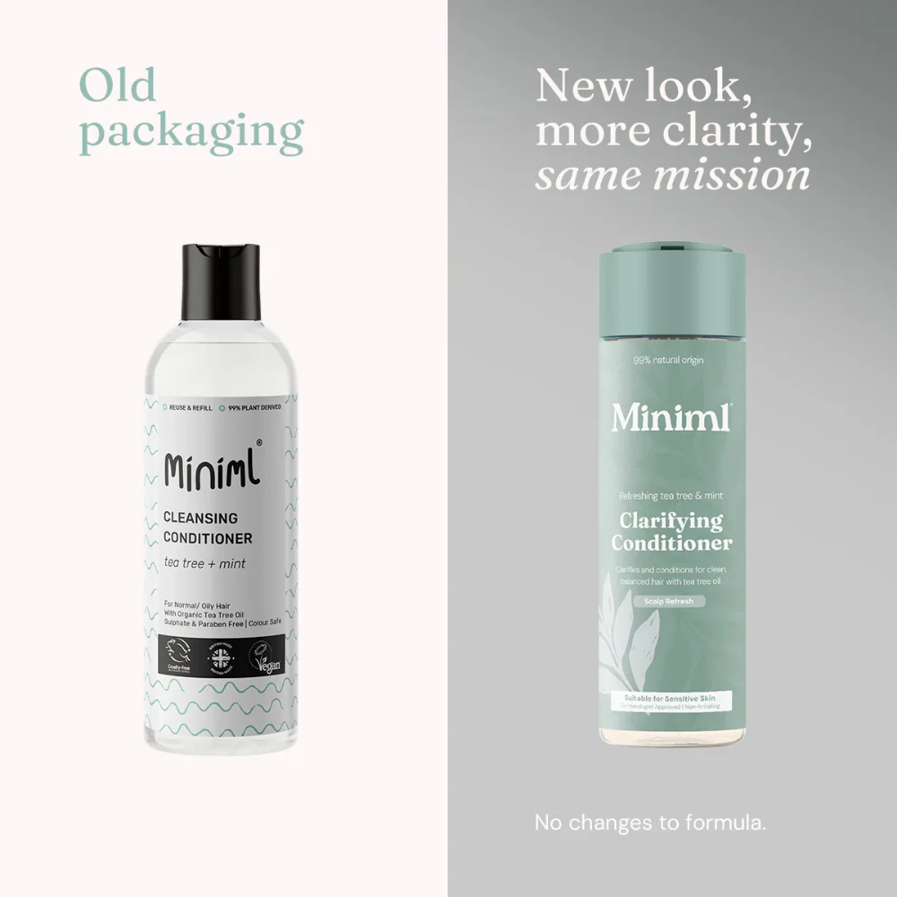 Miniml Clarifying Conditioner Refreshing Tea Tree & Mint 400ml - Image 6