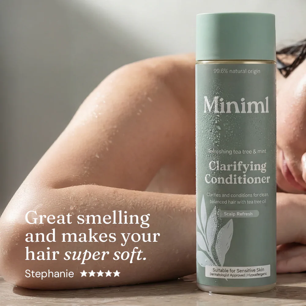 Miniml Clarifying Conditioner Refreshing Tea Tree & Mint 400ml - Image 8