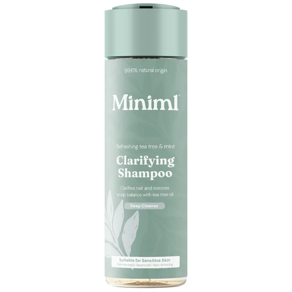 Miniml Clarifying Shampoo & Conditioner Refreshing Tea Tree & Mint Twin 2 x 400ml - Image 2