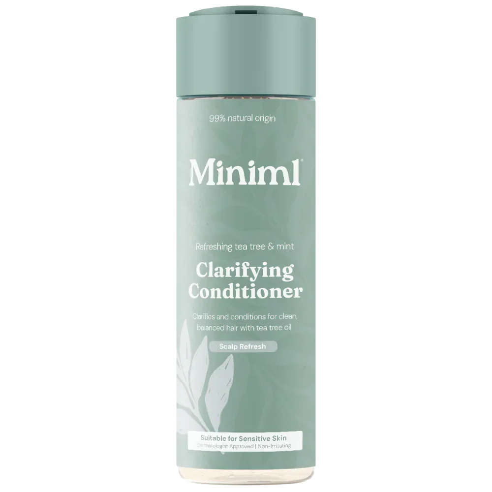 Miniml Clarifying Shampoo & Conditioner Refreshing Tea Tree & Mint Twin 2 x 400ml - Image 3