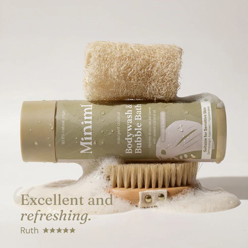 Miniml Eco-Friendly Body Wash & Bubble Bath Nourishing Coconut 5000ml - Image 6