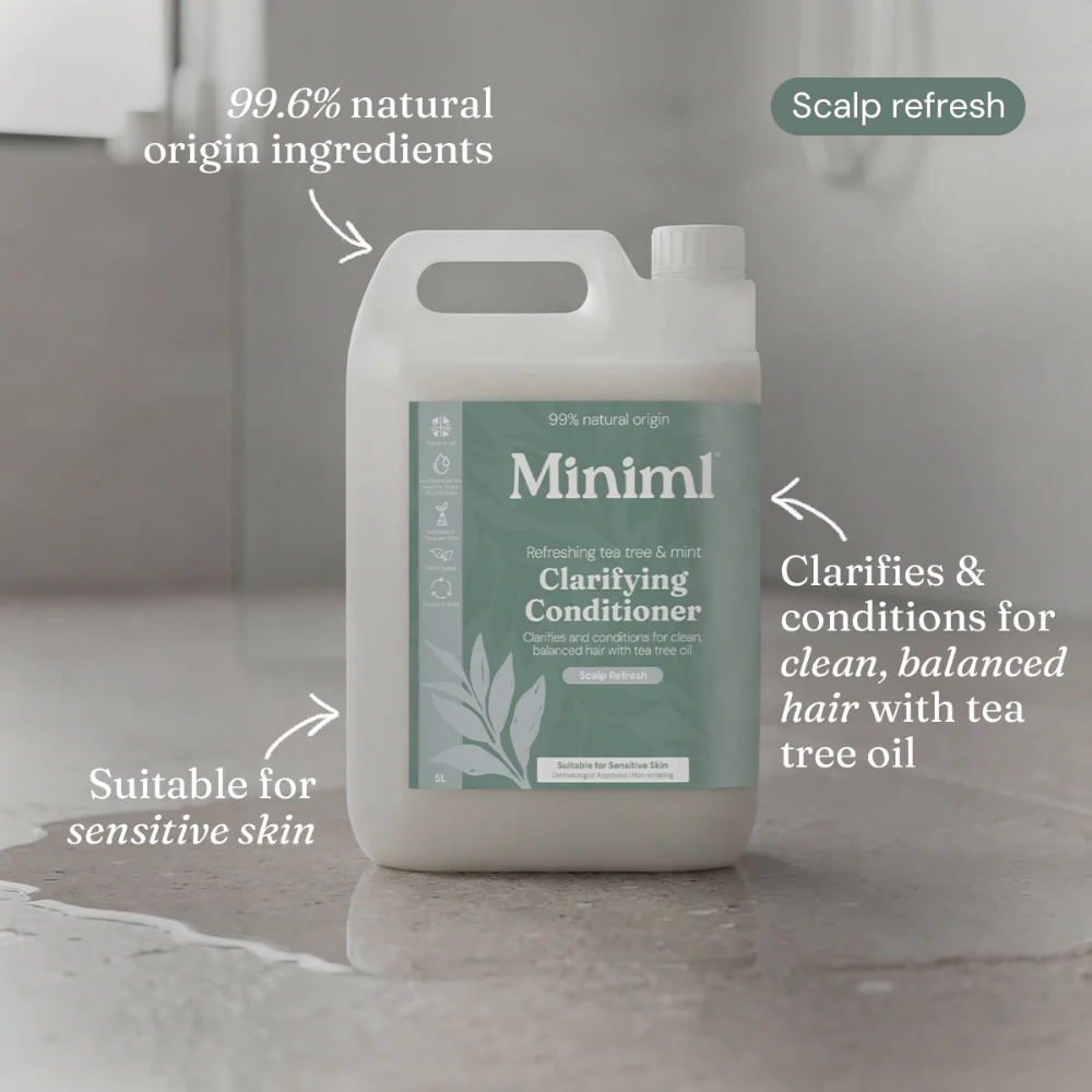 Miniml Eco-Friendly Conditioner Tea Tree & Mint 5000ml - Image 2