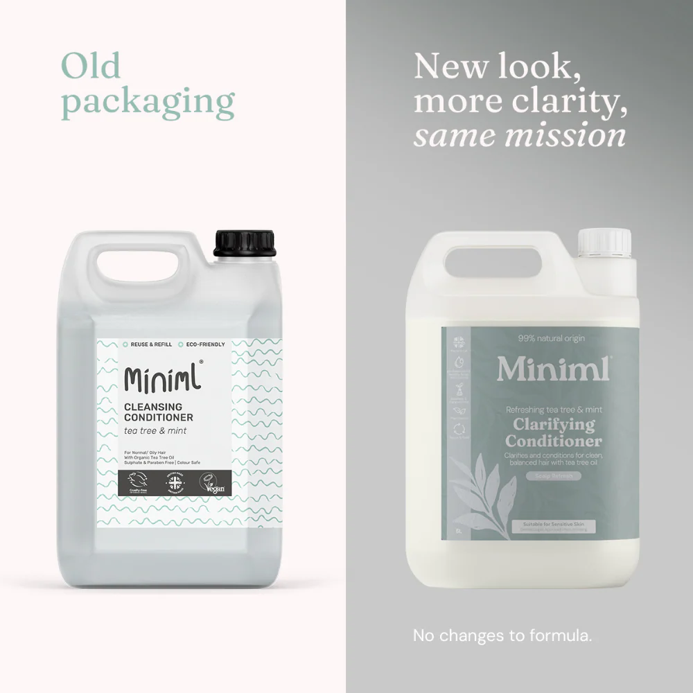 Miniml Eco-Friendly Conditioner Tea Tree & Mint 5000ml - Image 4
