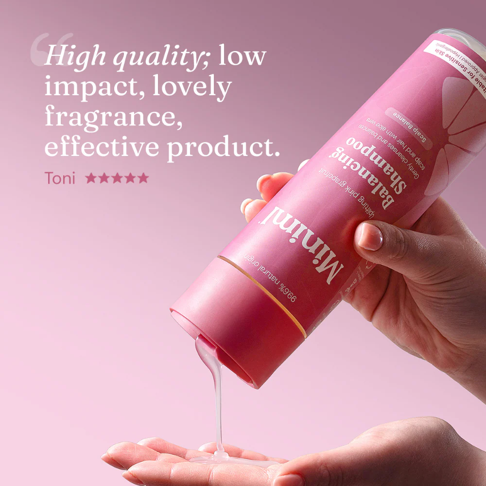 Miniml Eco-Friendly Hair Shampoo Pink Grapefruit + Aloe Vera 5000ml - Image 6