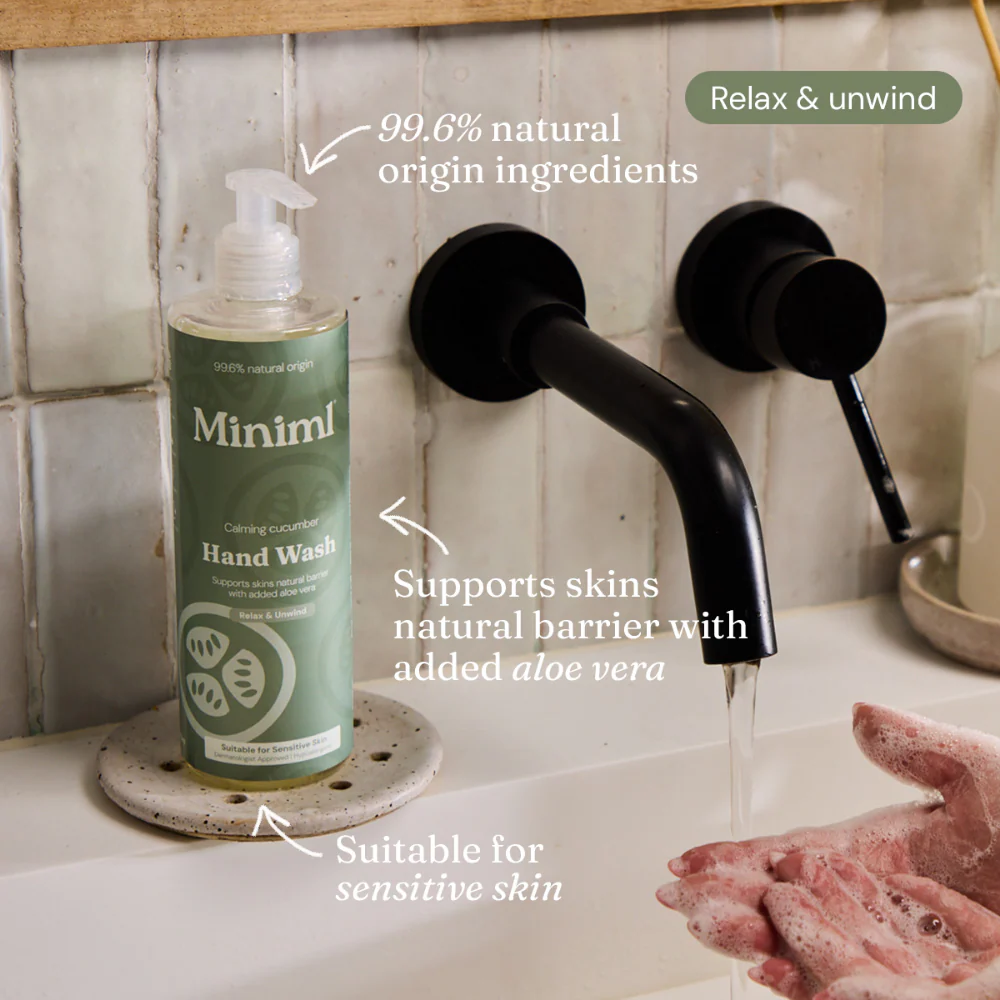 Miniml Eco-Friendly Hand Soap 500ml Plastic Pump - Image 2