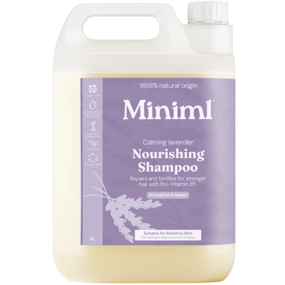 Miniml Eco Friendly Nourish & Repair Lavender & Chamomile Shampoo & Conditioner Twin 2 x 5000ml - Image 2