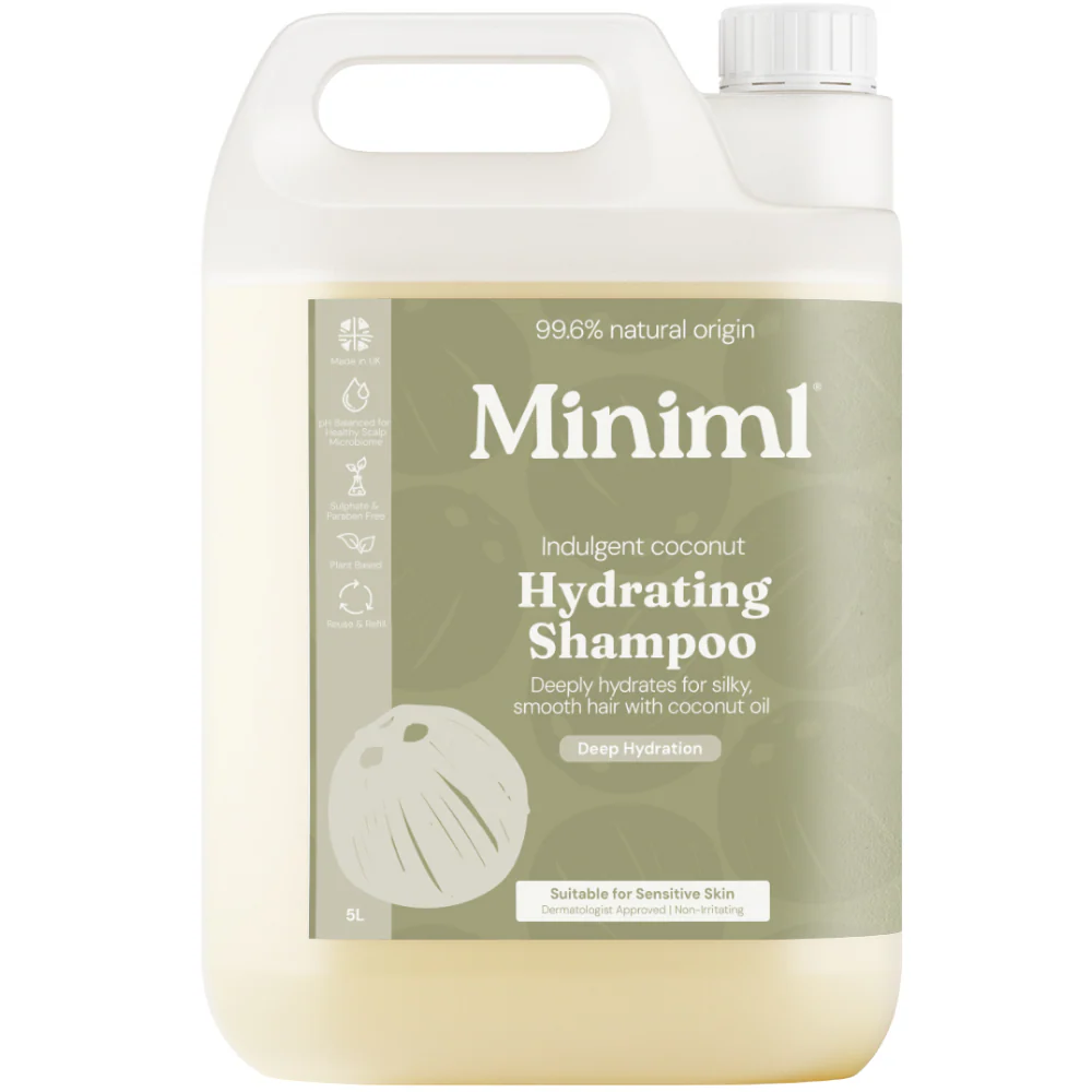 Miniml Eco-Friendly Nourishing Coconut Hair Shampoo & Conditioner Twin 2 x 5000ml - Image 2