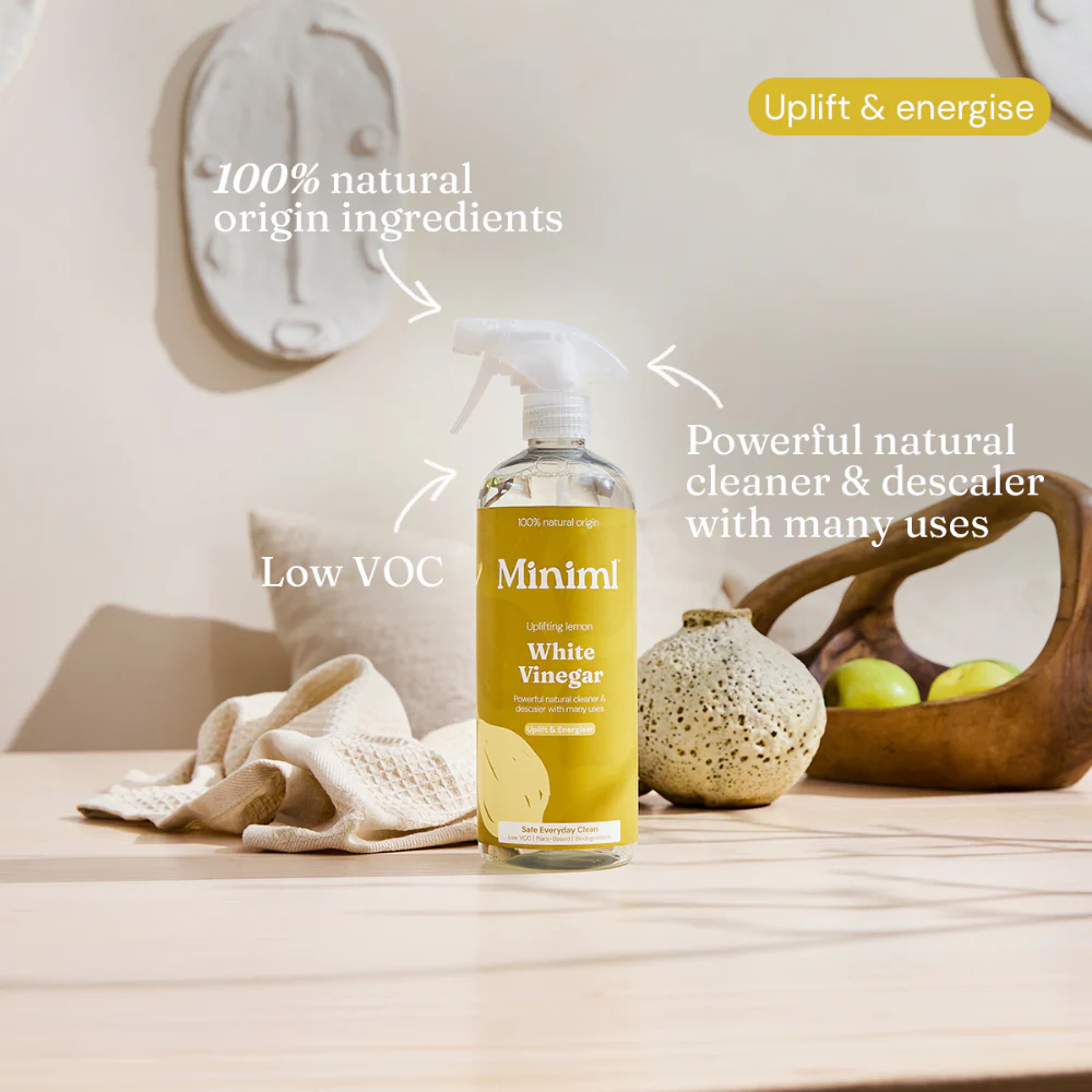 Miniml Eco-Friendly White Vinegar Sorrento Lemon Spray 750ml - Image 2