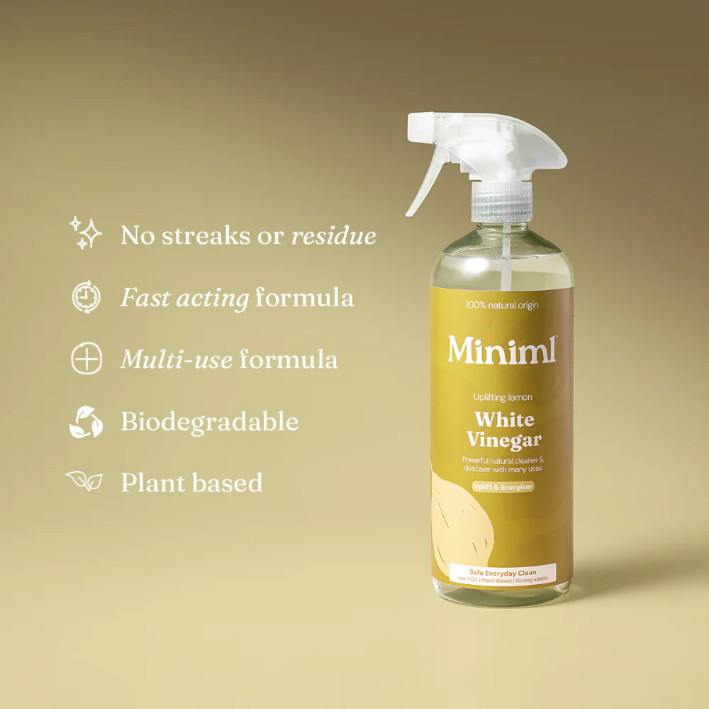 Miniml Eco-Friendly White Vinegar Sorrento Lemon Spray 750ml - Image 3