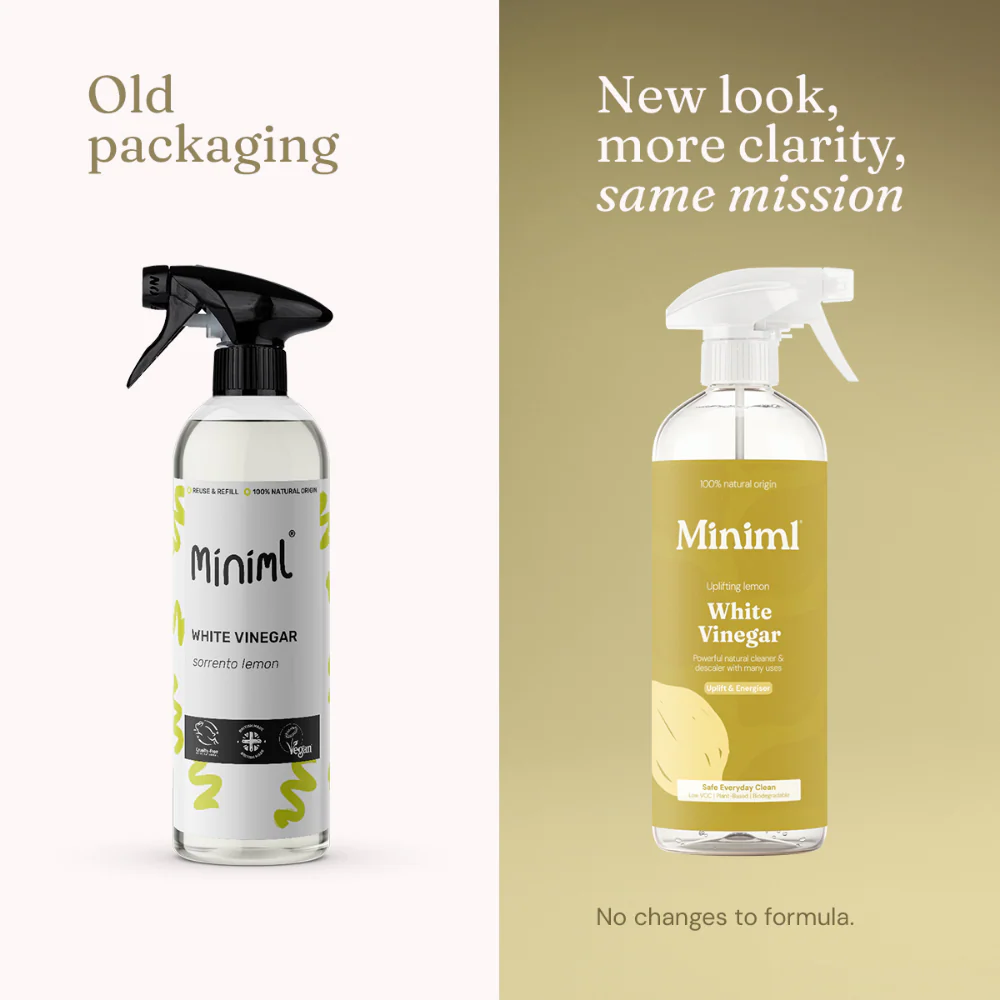 Miniml Eco-Friendly White Vinegar Sorrento Lemon Spray 750ml - Image 5