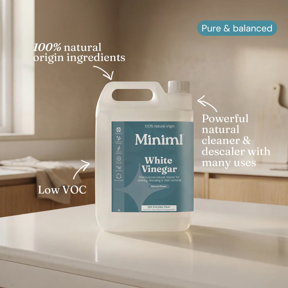 Miniml Eco-Friendly White Vinegar Unscented Refill 5000ml - Image 2