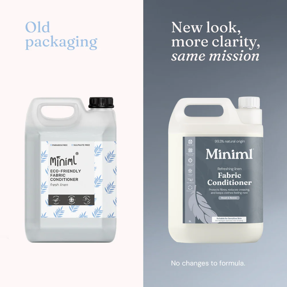 Miniml Fabric Conditioner Fresh Linen 5000ml - Image 4