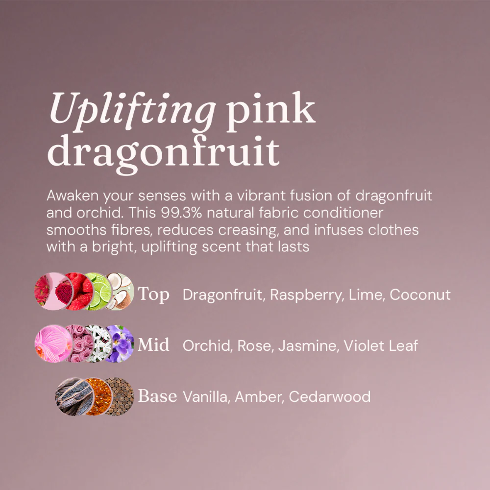 Miniml Fabric Conditioner Pink Dragonfruit & Orchid 1000ml - Image 6
