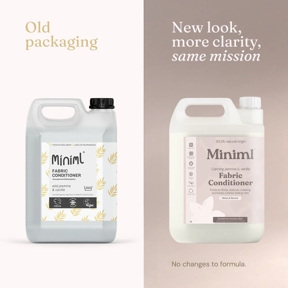 Miniml Fabric Conditioner Wild Jasmine & Vanilla 5000ml - Image 4