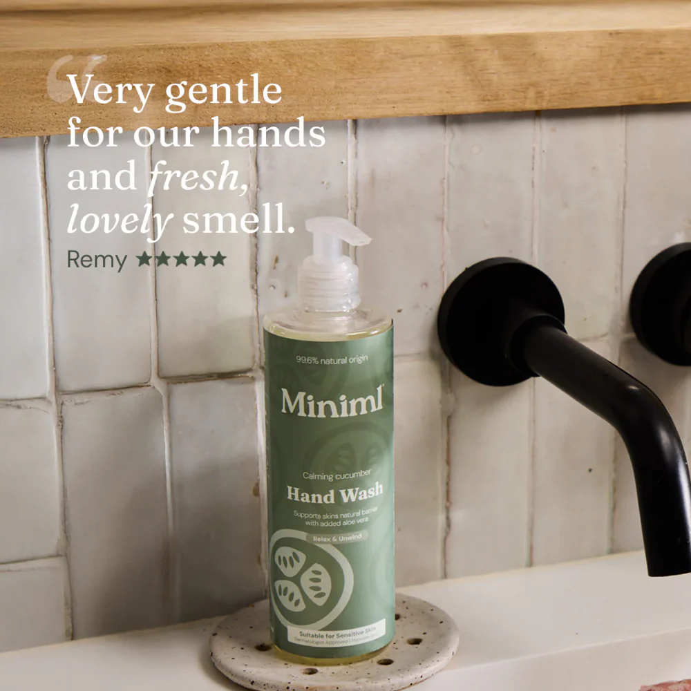 Miniml Hand Wash Calming Cucumber 400ml - Image 2