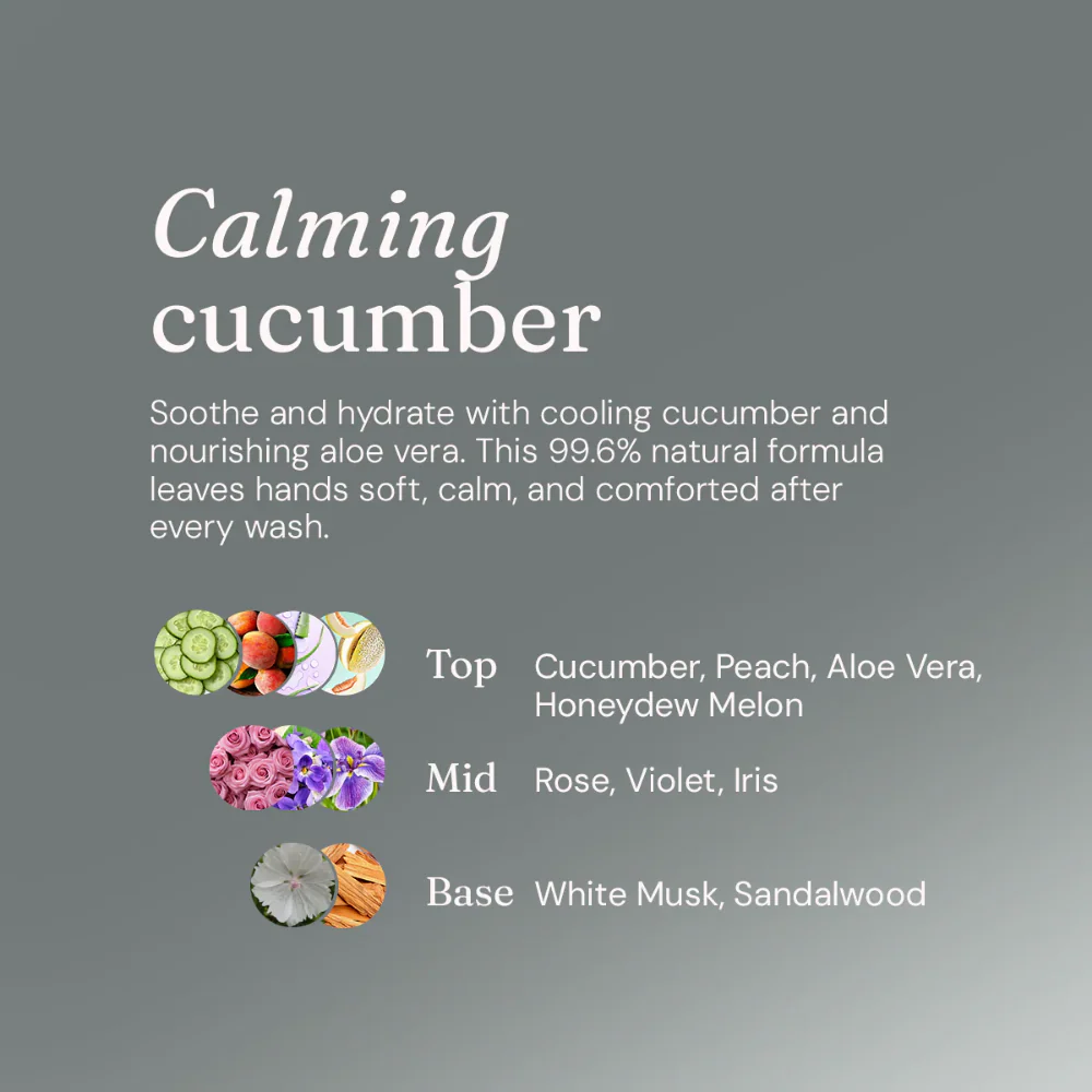 Miniml Hand Wash Calming Cucumber 400ml - Image 4
