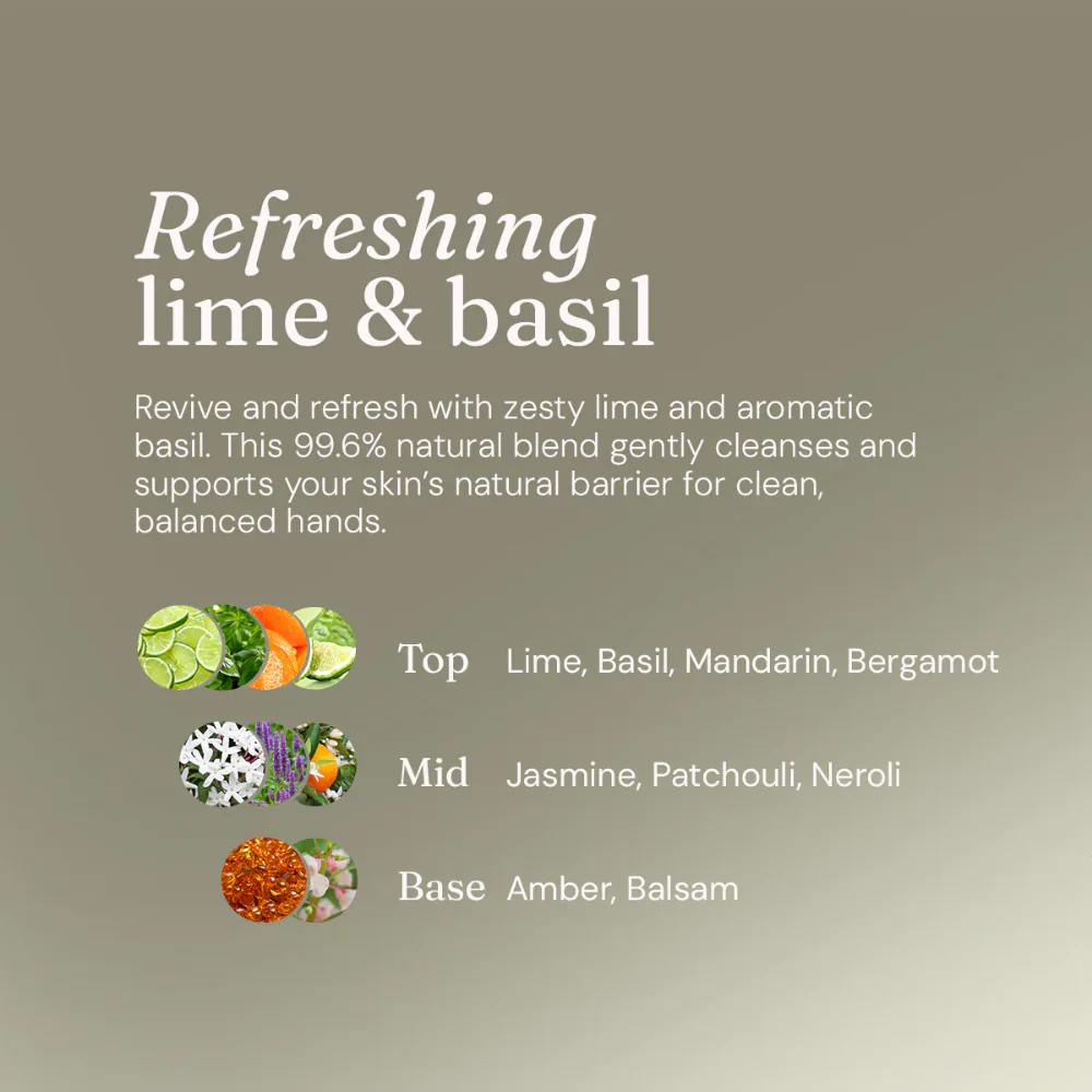 Miniml Hand Wash Refreshing Lime & Basil 400ml - Image 4
