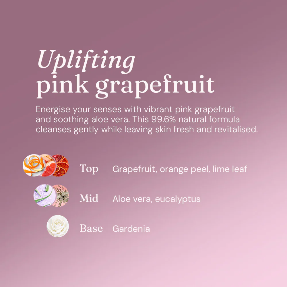 Miniml Hand Wash Uplifting Pink Grapefruit 400ml - Image 4