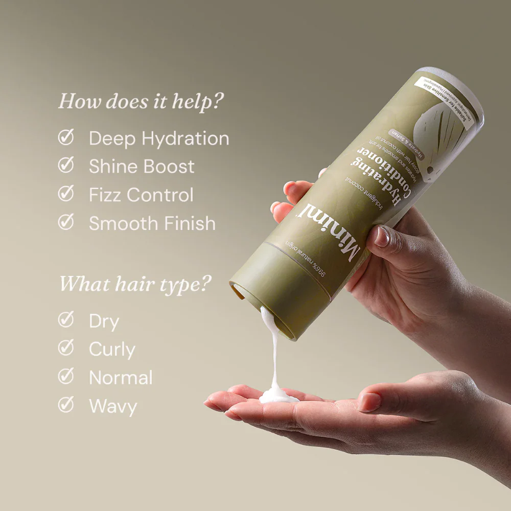 Miniml Hydrating Conditioner Indulgent Coconut 400ml - Image 3