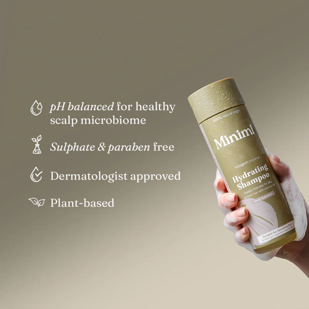 Miniml Hydrating Shampoo Indulgent Coconut 400ml - Image 5