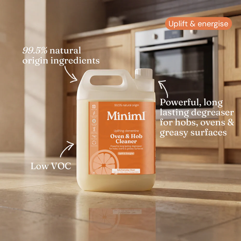 Miniml Natural Refillable Oven & Hob Cleaner Clementine 5000ml - Image 2
