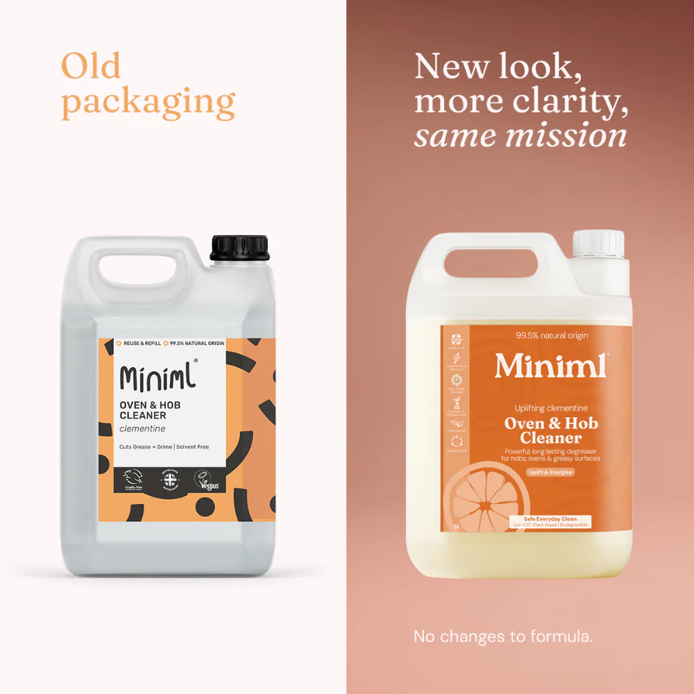 Miniml Natural Refillable Oven & Hob Cleaner Clementine 5000ml - Image 4