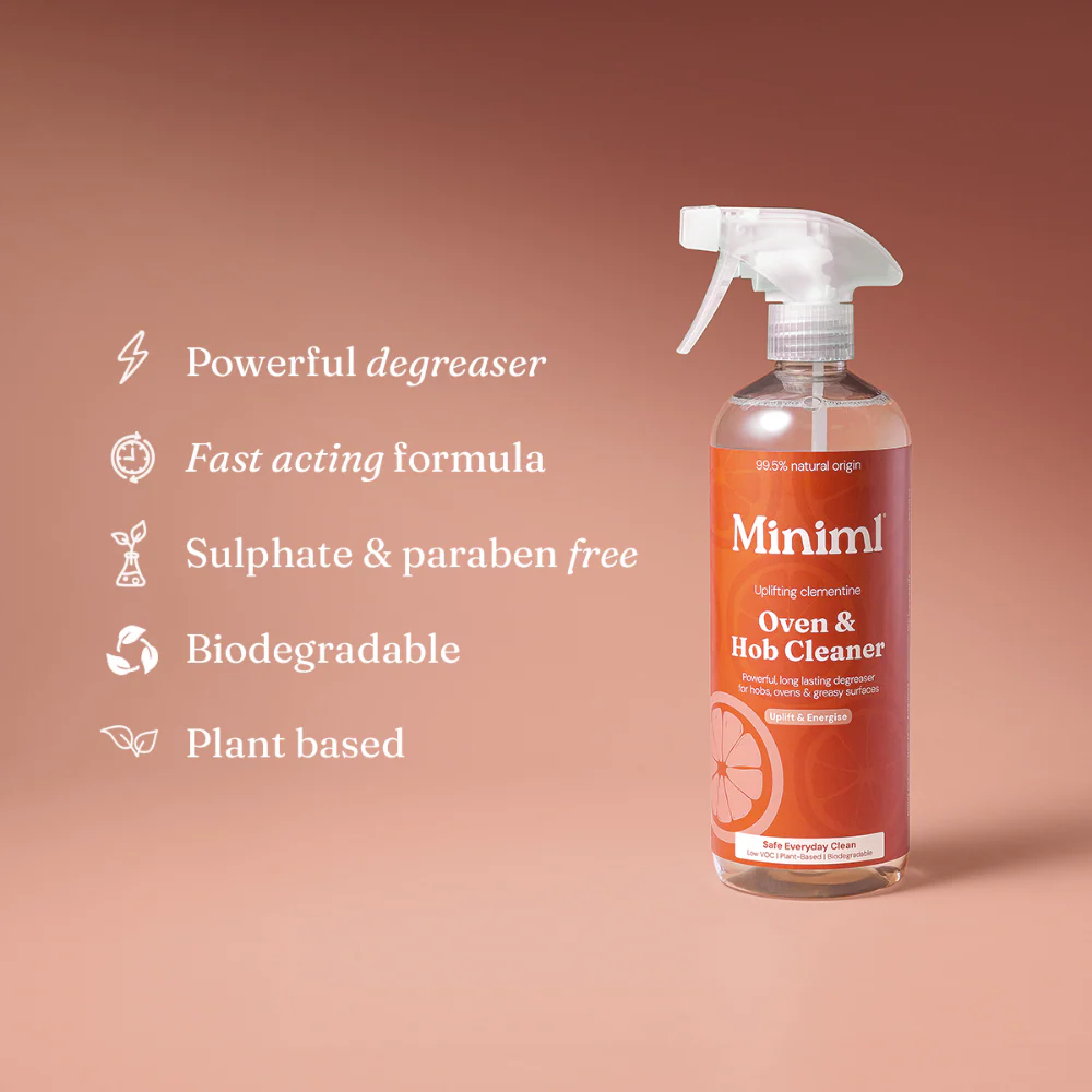 Miniml Natural Refillable Oven & Hob Cleaner Clementine 750ml - Image 3