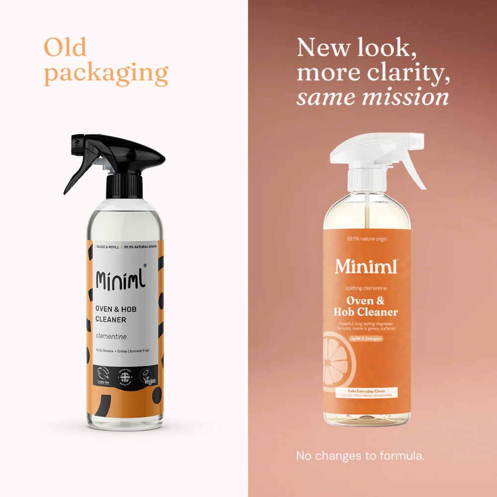 Miniml Natural Refillable Oven & Hob Cleaner Clementine 750ml - Image 5
