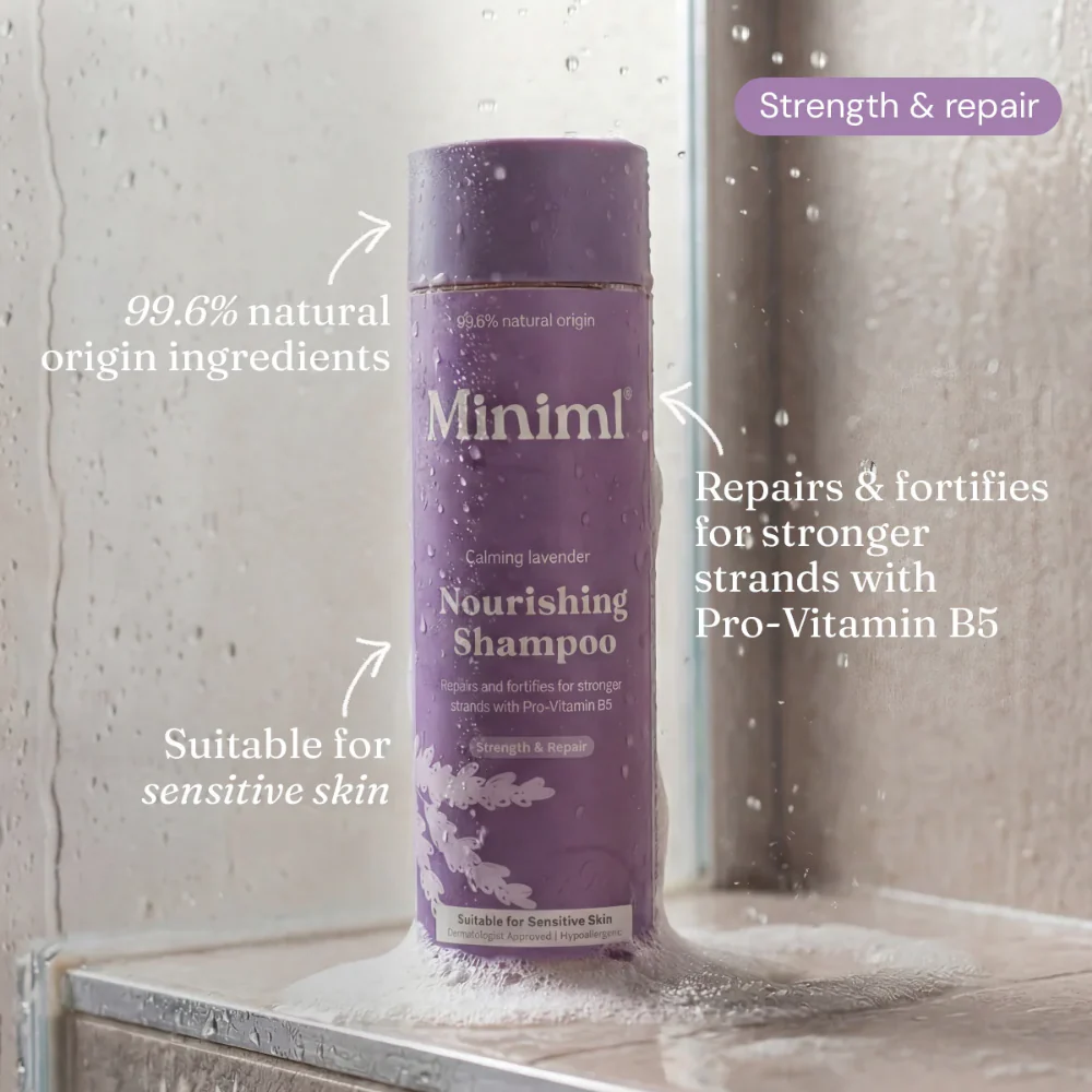 Miniml Nourishing Shampoo Calming Lavender 400ml - Image 2